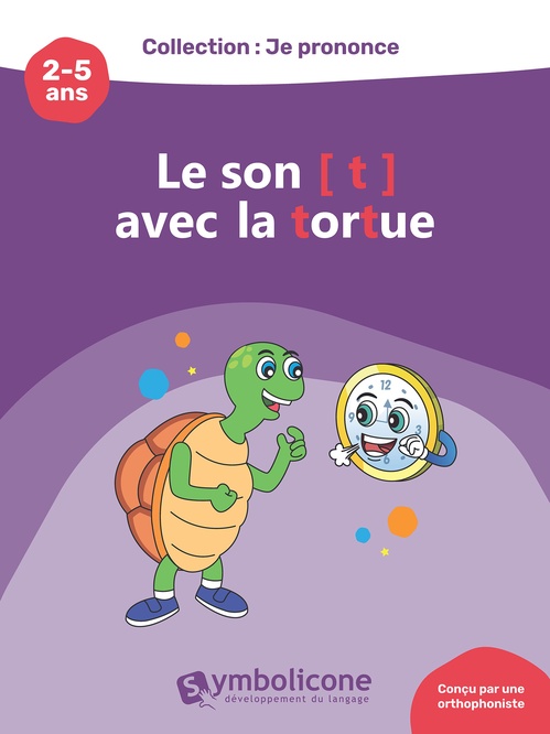 ebook cover of Je prononce le son [t] avec Tutu la tortue, by Caroline Martin