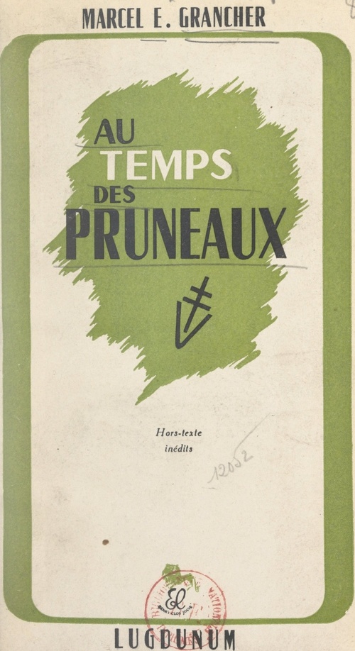 ebook cover of Au temps des pruneaux, by Marcel-étienne Grancher