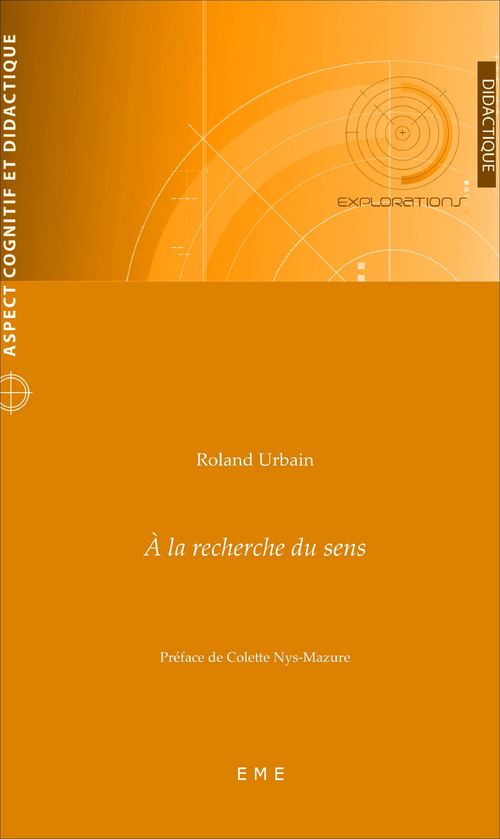 Couverture ebook de A la recherche du sens, de Roland Urbain