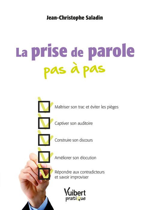 Couverture ebook de La prise de parole, de Jean-christophe Saladin