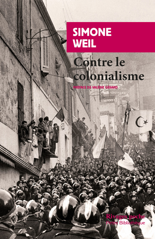 Couverture ebook de Contre le colonialisme, de Simone Weil
