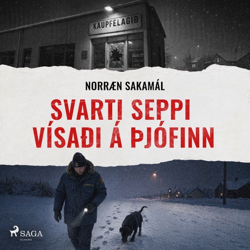 audiobook cover of Svarti seppi vísaði á þjófinn, by Ýmsir
