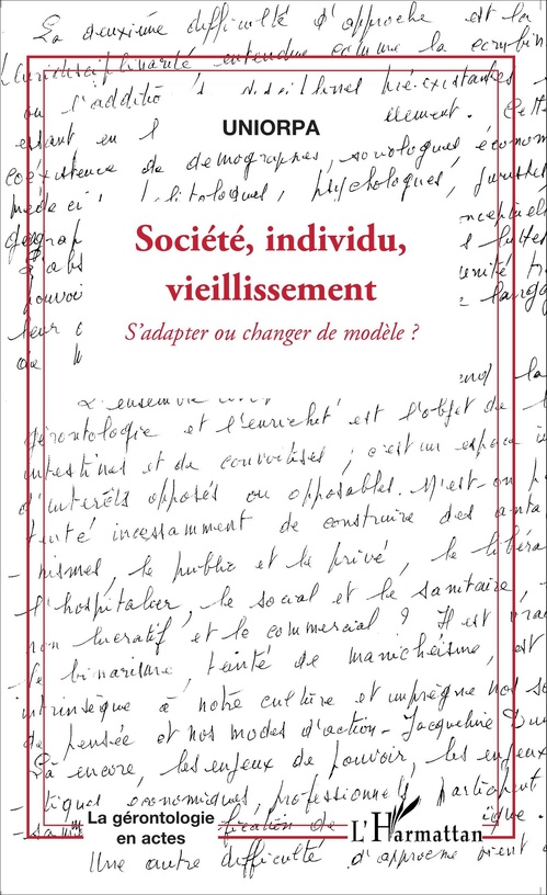 Couverture ebook de Société, individu, vieillissement, de Uniorpa