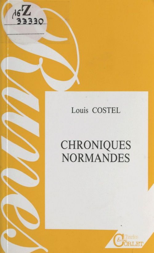 Couverture ebook de Chroniques normandes, de Costel