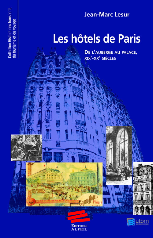 Couverture ebook de Les hôtels de Paris, de Jean-Marc Lesur