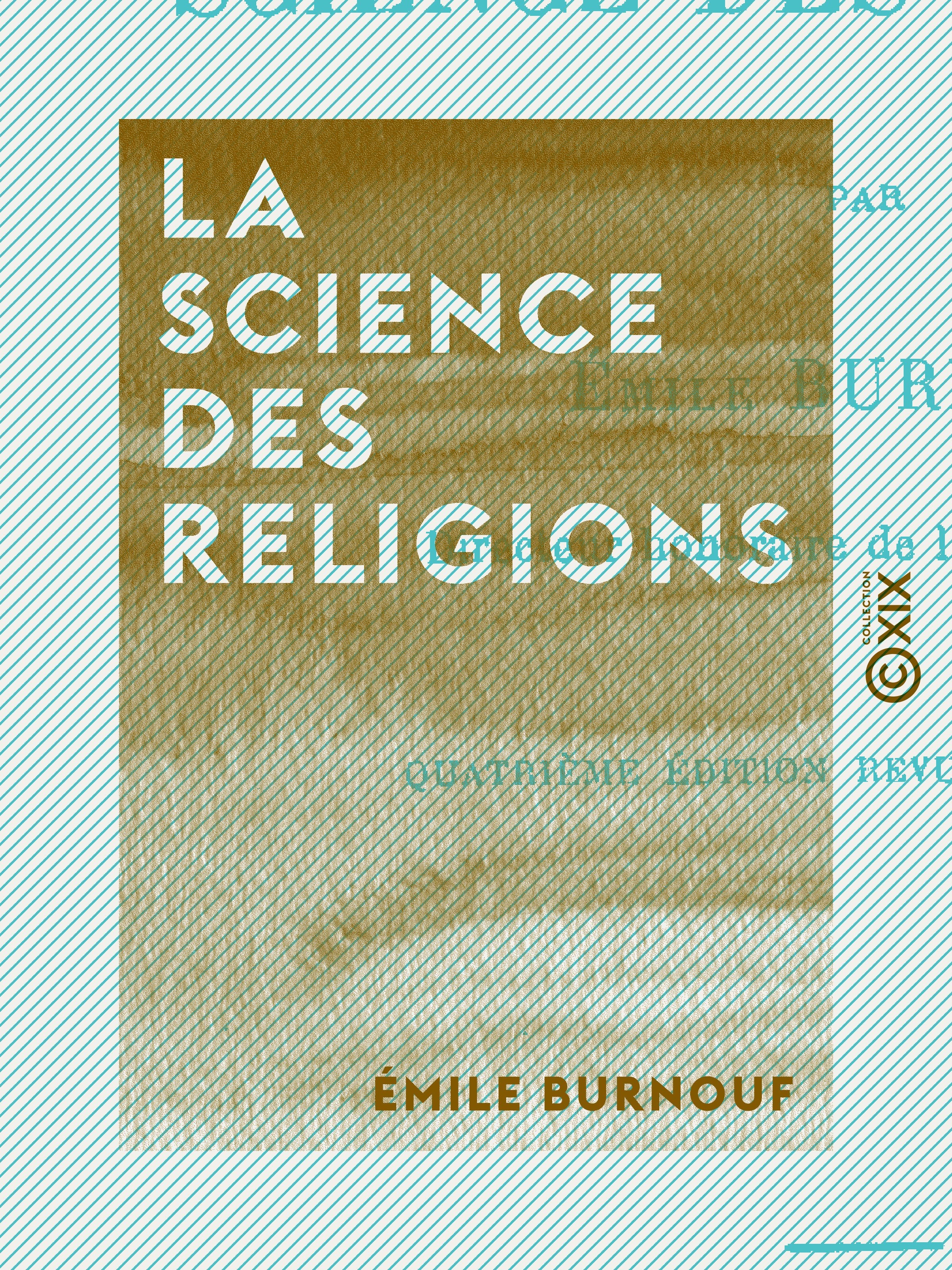 ebook cover of La Science des religions, by Emile Burnouf