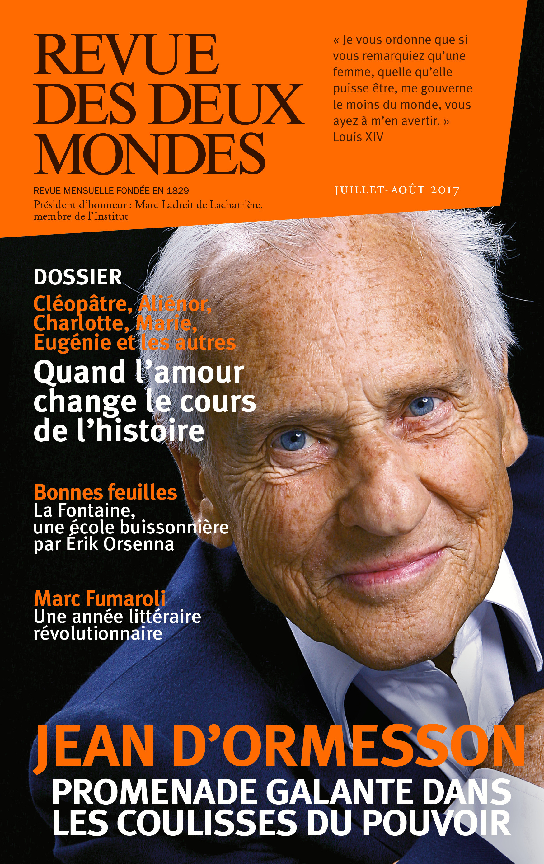 Couverture ebook de Revue des Deux Mondes juillet août 2017, de Revue Des Deux Mondes