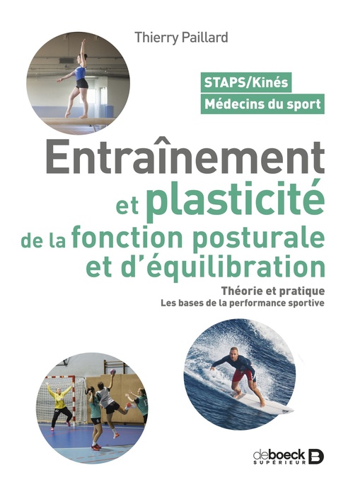 Couverture ebook de Entrainement et plasticité de la fonction posturale et d'équilibration, de Thierry Paillard