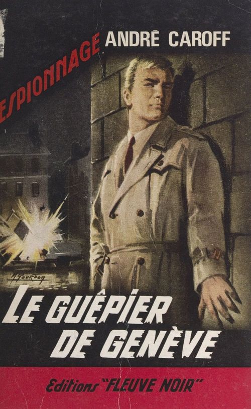 Couverture ebook de Le guêpier de Genève, de André Caroff