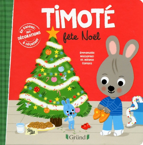 ebook cover of Timoté fête Noël, by Emmanuelle Massonaud, Mélanie Combes