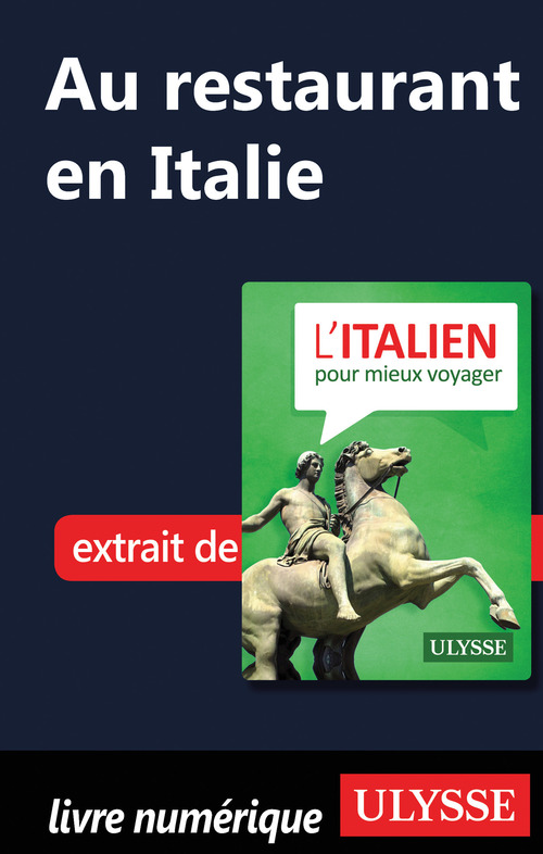 Couverture ebook de Au restaurant en Italie (Guide de conversation), de Collectif
