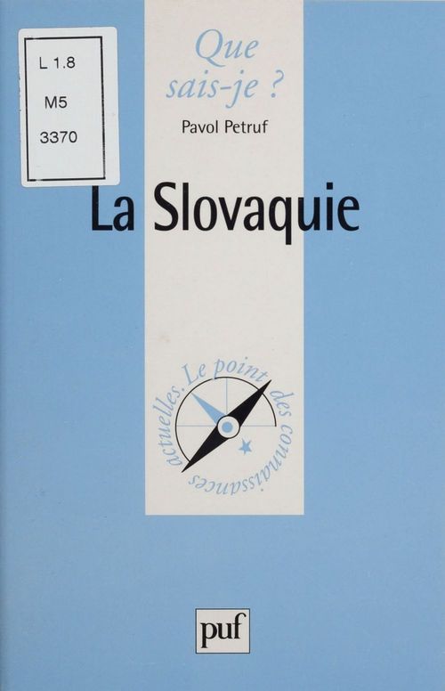 Couverture ebook de La Slovaquie, de Pavol Petruf