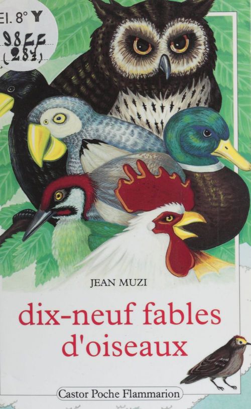 ebook cover of Dix-neuf fables d'oiseaux, by Jean Muzi