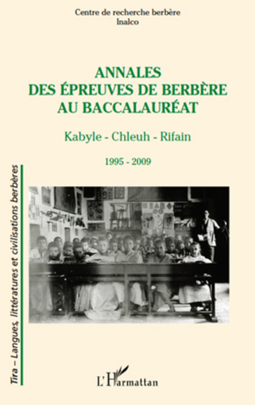 Couverture ebook de Annales des épreuves de berbère au baccalauréat, de Collectif