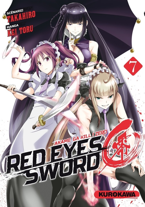 ebook cover of Red Eyes Sword - Akame ga kill ! Zero - Tome 7, by Takahiro, Kei Toru