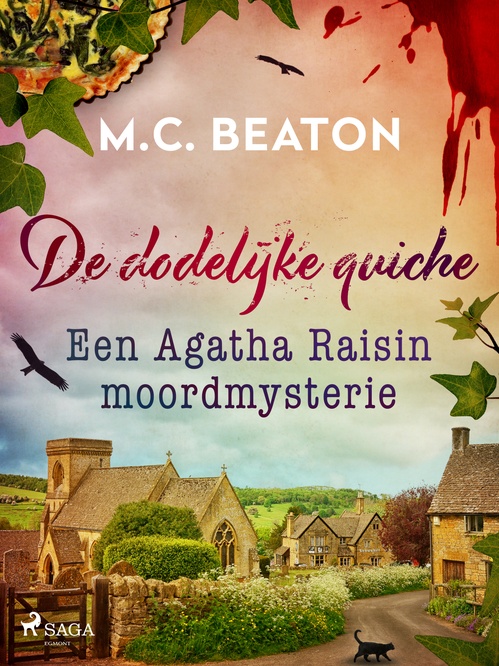 ebook cover of De dodelijke quiche - Agatha Raisin, by M.C. Beaton