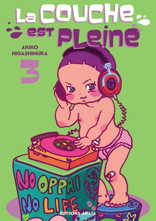 Couverture ebook de La couche est pleine - Tome 3, de Akiko Higashimura