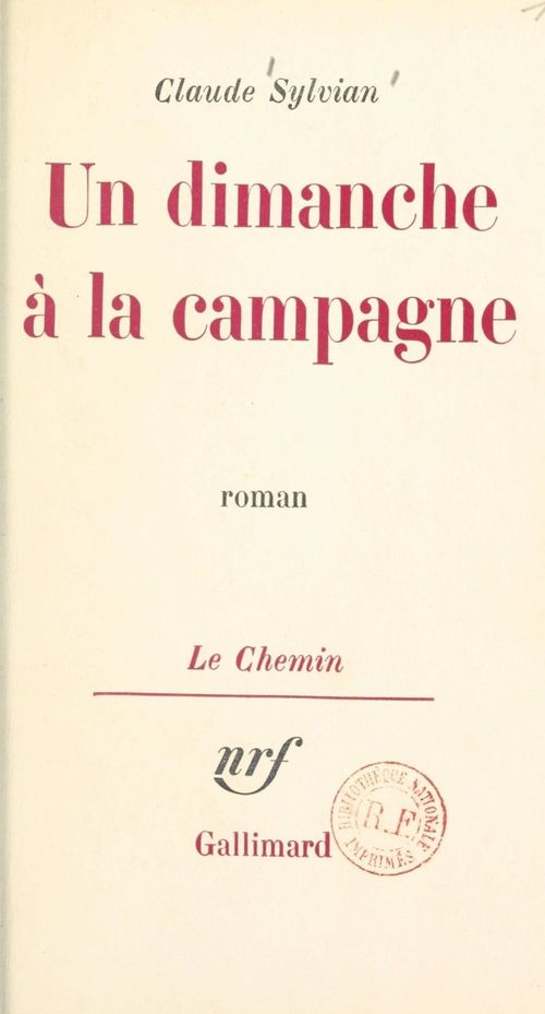 Couverture ebook de Un dimanche à la campagne, de Claude Sylvian