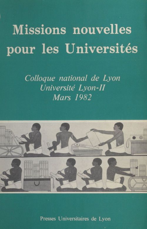Couverture ebook de Missions nouvelles pour les universités, de Collectif