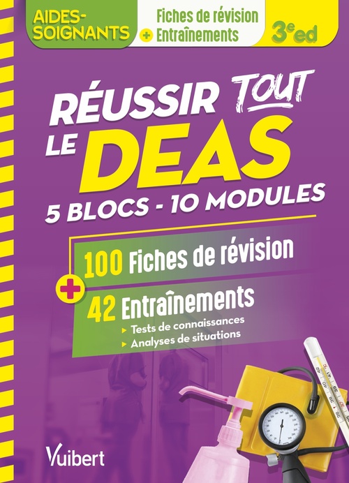 ebook cover of Réussir tout le DEAS en 100 fiches de révision et 42 entraînements, by Sylvie Ameline, Muriel Levannier