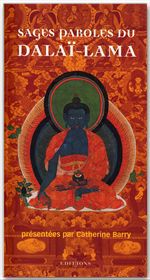 ebook cover of Sages paroles du dalaï-lama, by Catherine Barry