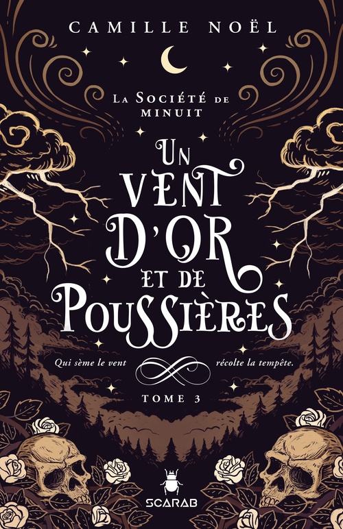 ebook cover of La société de minuit, t3 - Un vent d'or et de poussières, by Camille Noël