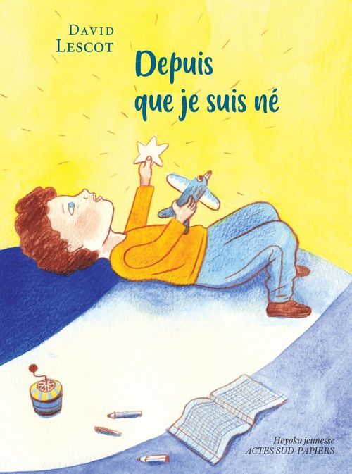 Couverture ebook de Depuis que je suis né, de David Lescot