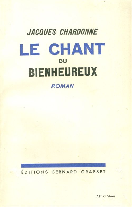 Couverture ebook de Le chant du bienheureux, de Jacques Chardonne