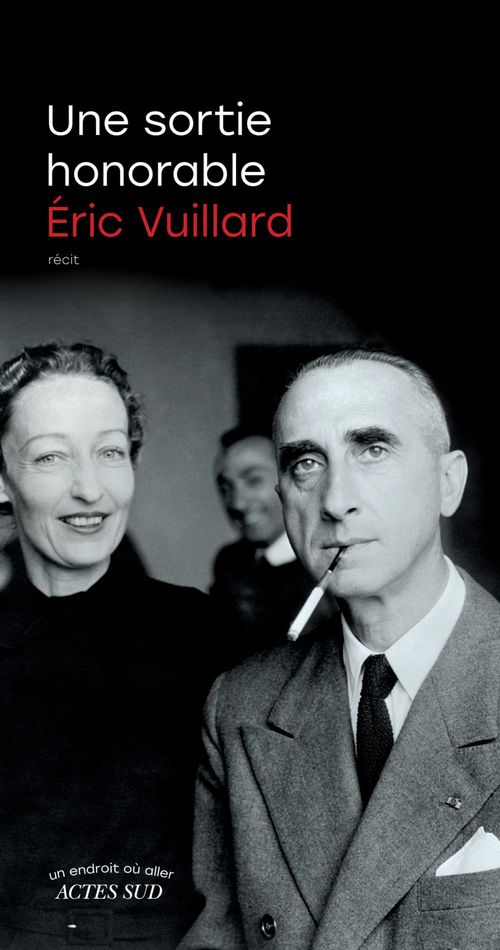 ebook cover of Une sortie honorable, by Eric Vuillard