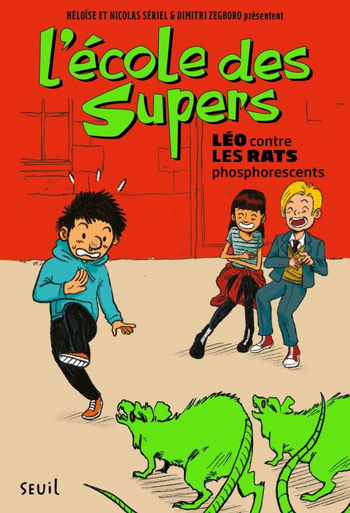 Couverture ebook de L'École des Supers, tome 1, de Héloïse Sériel, Nicolas Sériel, Dimitri Zegboro