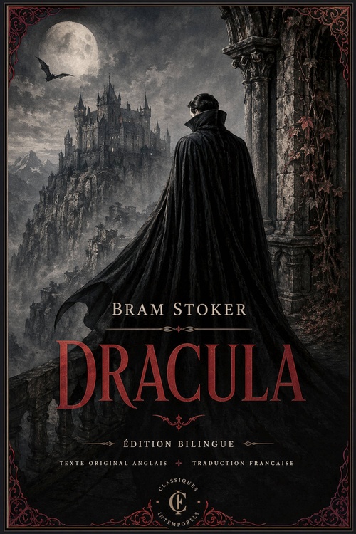 Couverture ebook de Dracula, de Bram Stoker