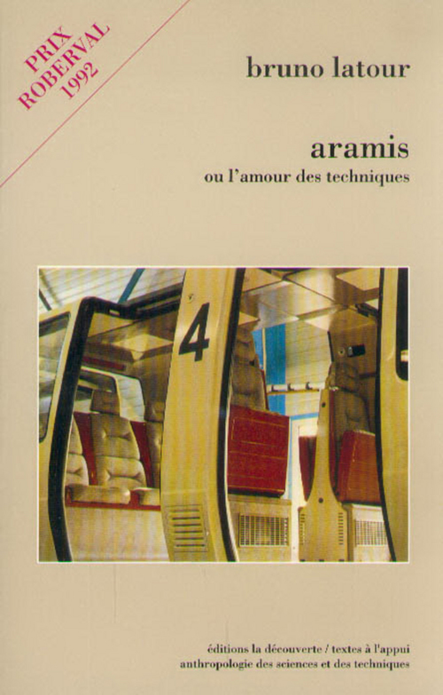 ebook cover of Aramis ou l'amour des techniques, by Bruno Latour