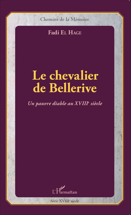 ebook cover of Le chevalier de Bellerive, by Fadi El Hage