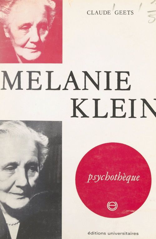 ebook cover of Mélanie Klein, by Claude Geets