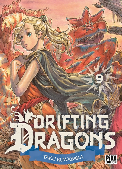 Couverture ebook de Drifting Dragons T09, de Taku Kuwabara