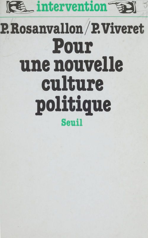 ebook cover of Pour une nouvelle culture politique, by Rosanvallon, Viveret