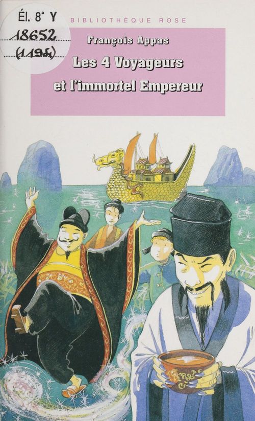 Couverture ebook de Les 4 Voyageurs et l'immortel empereur, de François Appas