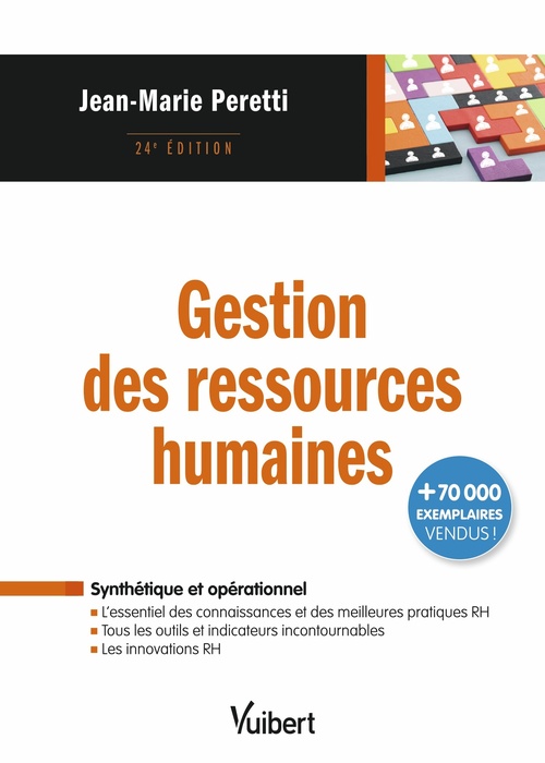 Couverture ebook de Gestion des ressources humaines, de Jean-Marie Peretti