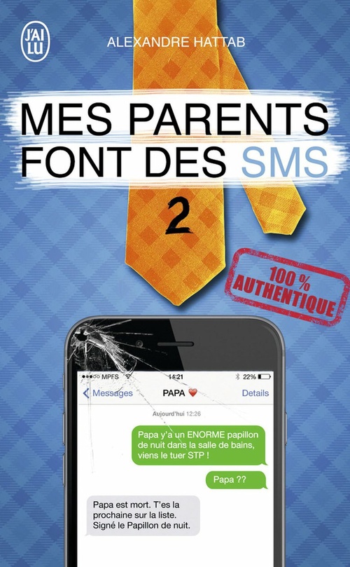 Couverture ebook de Mes parents font des SMS (Tome 2), de Alexandre Hattab