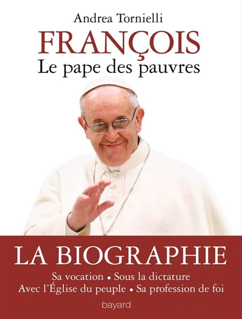 Couverture ebook de FRANÇOIS LE PAPE DES PAUVRES, de Andrea Tornielli