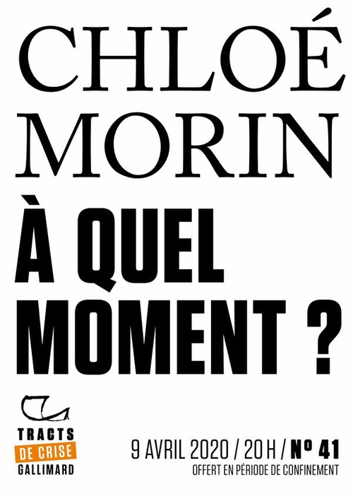 ebook cover of Tracts de Crise (N°41) - À quel moment ?, by Chloe Morin
