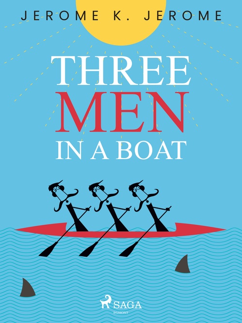 ebook cover of Three Men in a Boat, by Jerome K. Jerome