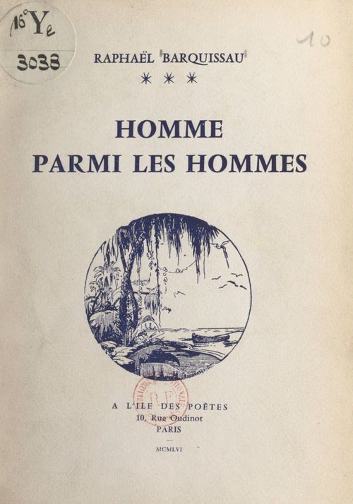 ebook cover of Homme parmi les hommes, by Raphael Barquissau