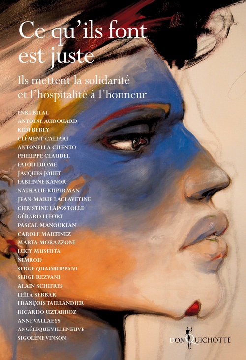 Couverture ebook de Ce qu'ils font est juste - Ils mettent la solidarité et l'hospitalité à l'honneur, de Collectif d'auteurs, Alain Schifres, Angelique Villeneuve, Anne Vallaeys, Antoine Audouard, Antonnella Cilento, Carole M