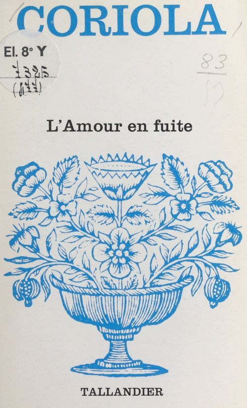 Couverture ebook de L'amour en fuite, de Coriola