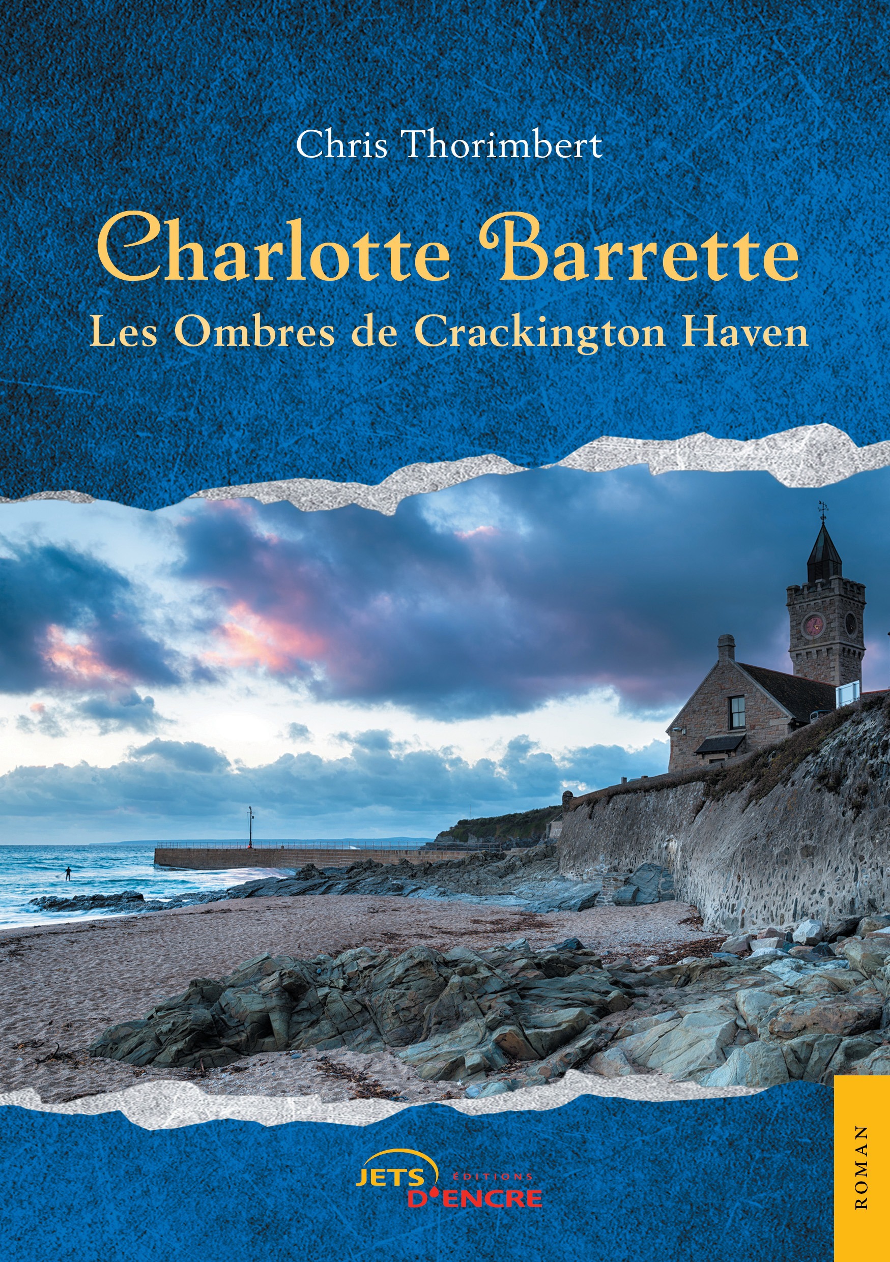 ebook cover of Charlotte Barrette. Les Ombres de Crackington Haven, by Chris Thorimbert