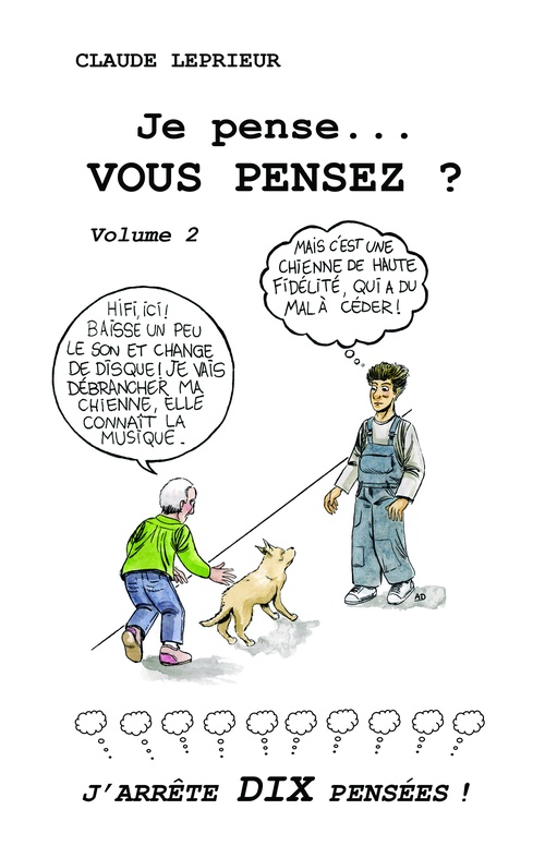 Couverture ebook de Je pense... Vous pensez ?, de Claude Leprieur