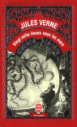 Couverture ebook de Vingt mille lieues sous les mers, de Jules Verne