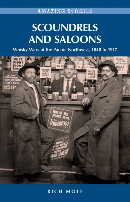 ebook cover of Scoundrels and Saloons, by Rich Mole