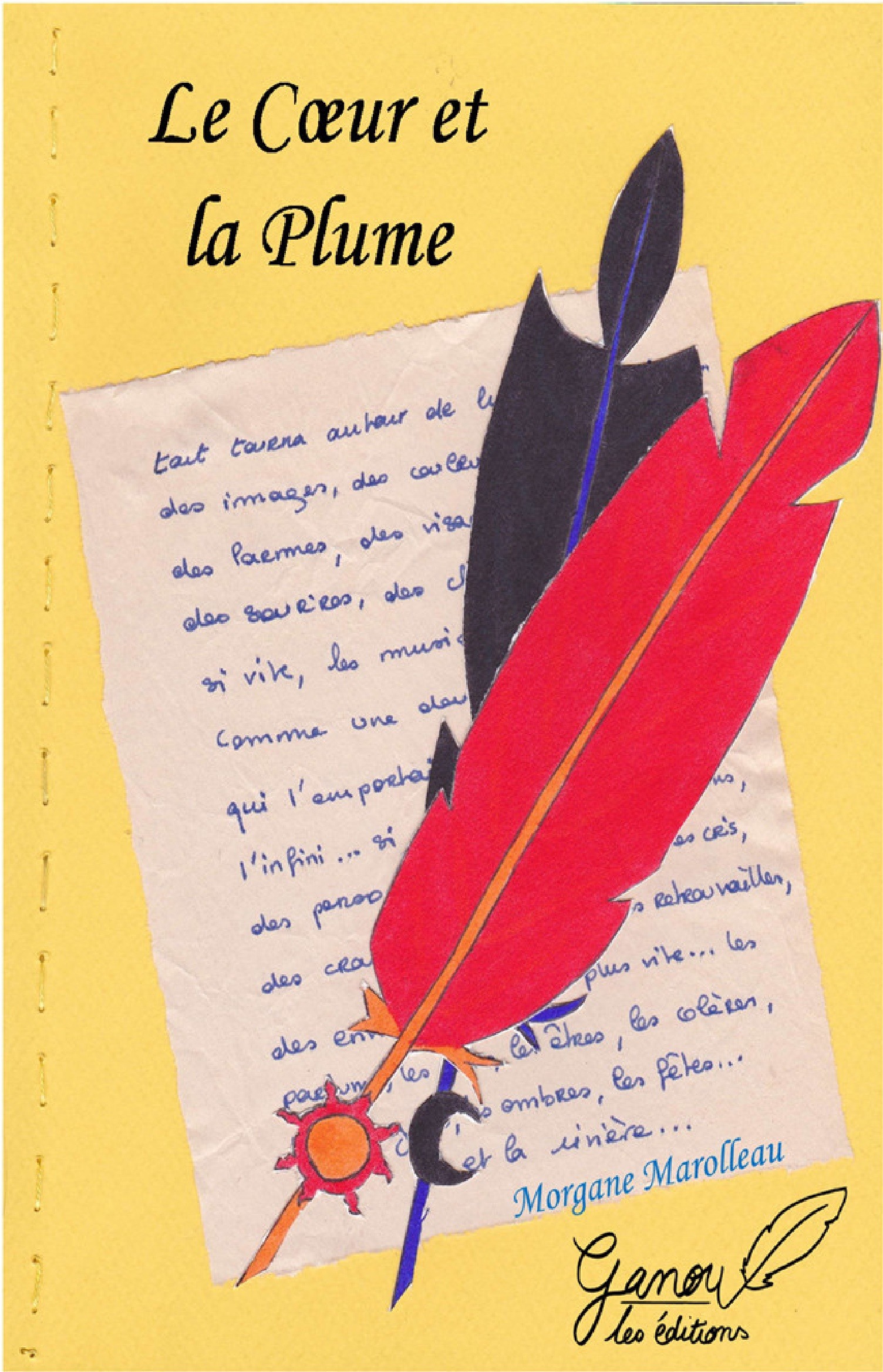 Couverture ebook de Le Coeur et la Plume, de Morgane Marolleau